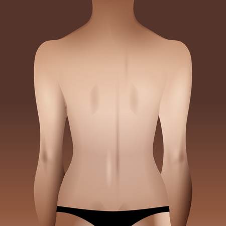 Woman body templateのイラスト素材
