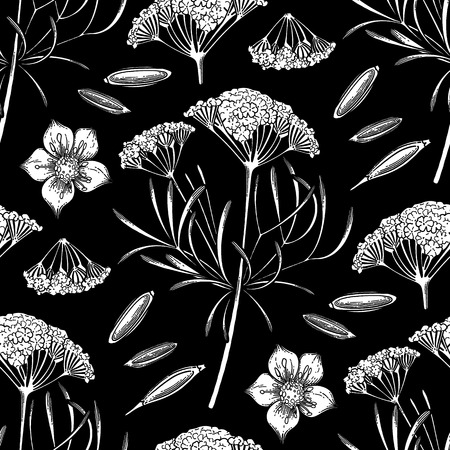 Graphic cumin patternのイラスト素材