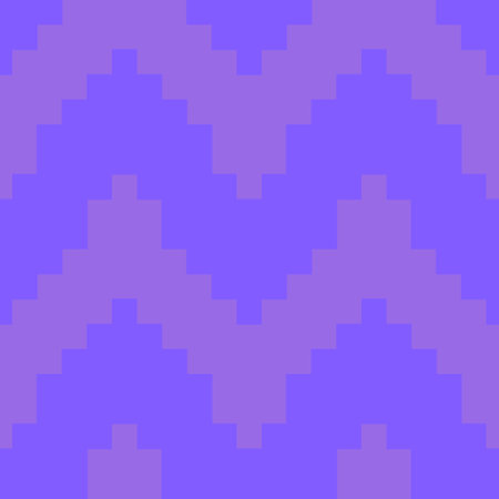Abstract seamless chevron pattern in pixel art style.のイラスト素材