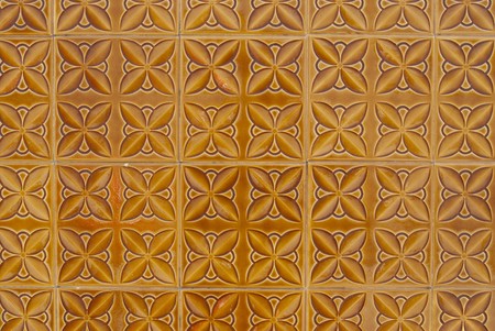 Detail of Portuguese glazed tiles.の写真素材