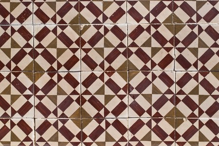 Detail of Portuguese glazed tiles.