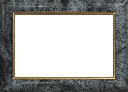 Wooden frame for paintings or photographs.の写真素材