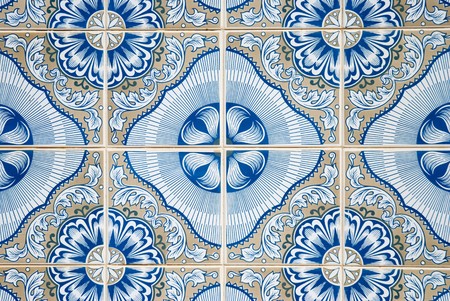 Ornamental old typical tiles from Portugal.