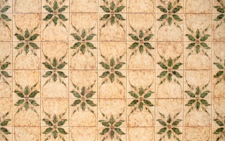 Detail of Portuguese glazed tiles.