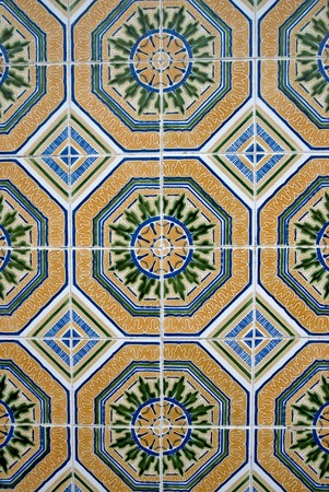 Azulejos - Portuguese glazed tiles, Portugal.