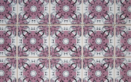 Old traditional portuguese dacade tiles background.