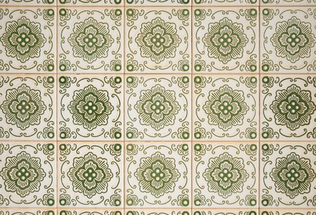 Ornamental old typical tiles from Portugal.