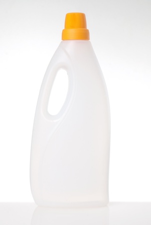 Plastic Bottle isolated on white Background.の写真素材