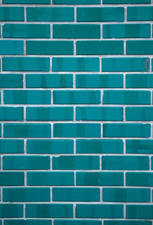 Blue rectangular ceramic tiles seamless texture.の写真素材