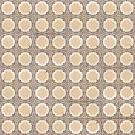 Seamless tile pattern of ancient ceramic tiles.
