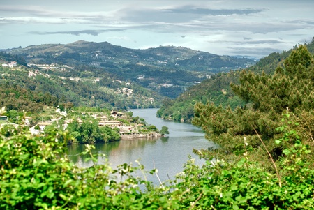 Mountains landscape of Douro Valley, Portugal.の写真素材