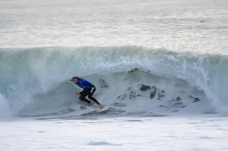 PENICHE, PORTUGAL - OCTOBER 13 : Bede Durbidge (AUS) during the Rip Curl men's Pro Portugal, October...