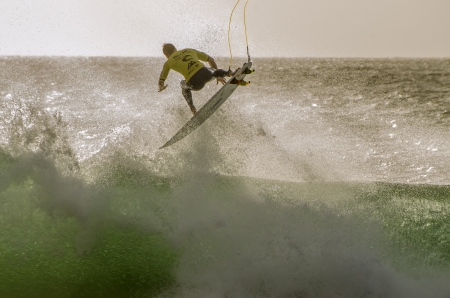 PENICHE, PORTUGAL - OCTOBER 14 : Adam Melling (AUS) during the Rip Curl men's Pro Portugal, October 14, 2012 in Peniche, Portugalのeditorial素材