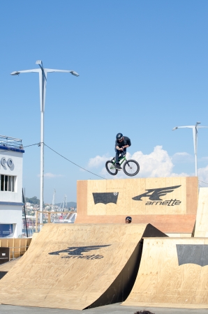 VIGO, SPAIN - AUGUST 11  Stefan Lantschener at the O Marisquino XIII on august 11, 2013 in Vigo, Spain のeditorial素材