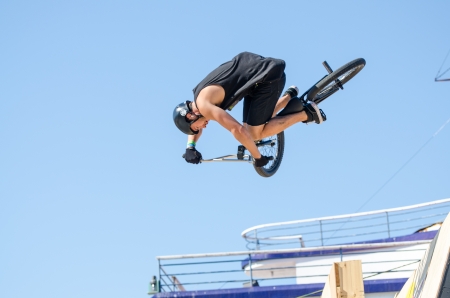 VIGO, SPAIN - AUGUST 11  Kevin Kalkoff at the O Marisquino XIII on august 11, 2013 in Vigo, Spain のeditorial素材