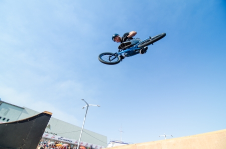 VIGO, SPAIN - AUGUST 11  Daniel Penafiel Naran at the O Marisquino XIII on august 11, 2013 in Vigo, Spain のeditorial素材