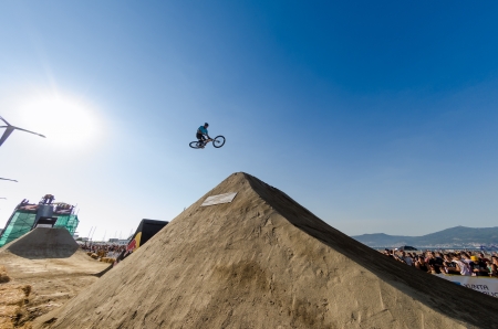 VIGO, SPAIN - AUGUST 11  Gerard Plata at the O Marisquino XIII on august 11, 2013 in Vigo, Spain のeditorial素材