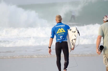 PENICHE, PORTUGAL - OCTOBER 17   Mick Fanning  AUS  during the Rip Curl Pro Portugal, October 17, 2013 in Peniche, Portugalのeditorial素材