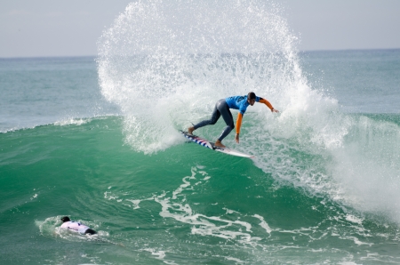 PENICHE, PORTUGAL - OCTOBER 17   Grabriel Medina  BRA  during the Rip Curl Pro Portugal, October 17,...