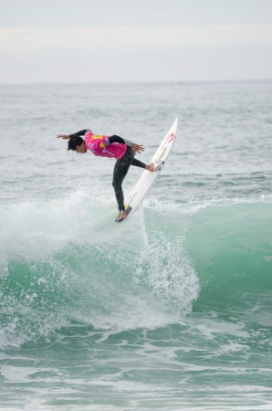 PENICHE, PORTUGAL - OCTOBER 17 : Francisco Alves (POR) during the Rip Curl Pro Portugal, October 17, 2013 in Peniche, Portugalのeditorial素材