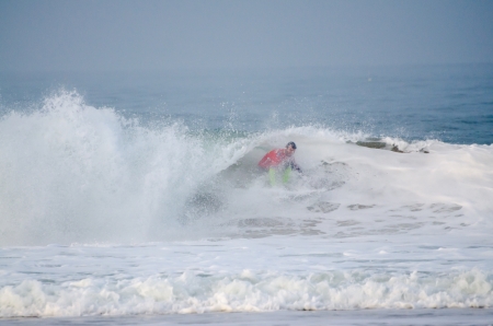 PENICHE, PORTUGAL - OCTOBER 17 : Joel Parkinson (AUS) during the Rip Curl Pro Portugal, October 17, 2013 in Peniche, Portugalのeditorial素材