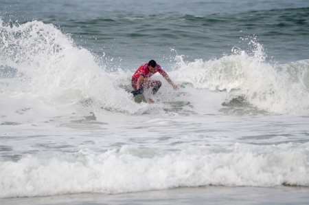 PENICHE, PORTUGAL - OCTOBER 17 : Joel Parkinson (AUS) during the Rip Curl Pro Portugal, October 17, 2013 in Peniche, Portugalのeditorial素材