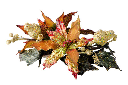 Christmas decoration isolated  on white background.の写真素材