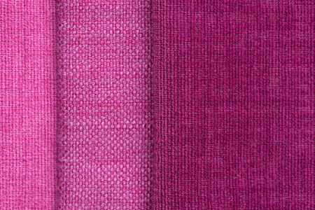 Closeup detail of pink fabric texture backgroundの写真素材