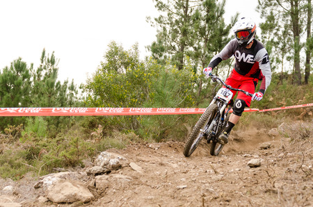 PONTE DE LIMA, PORTUGAL â MARCH 9 2014: Oliver Burton during the Ponte de Lima International DHI 2014.のeditorial素材