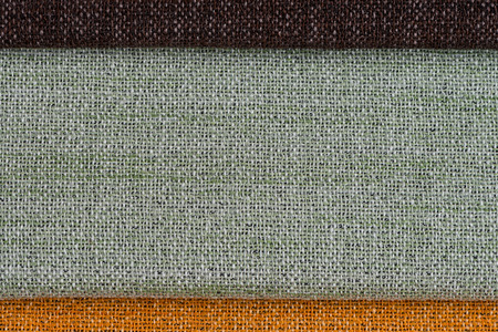 Closeup detail of green fabric texture background.の写真素材