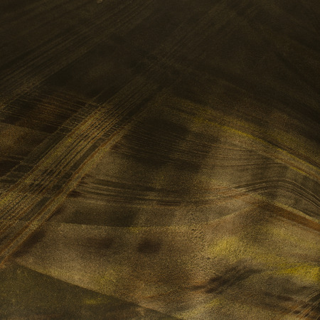 Closeup of detailed brown leather texture background.の写真素材