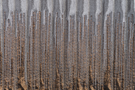 Closeup detail of brown fabric texture background.の写真素材