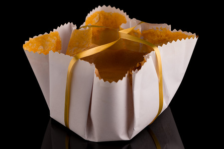 Sponge cake, traditional desert from Portugal.の写真素材