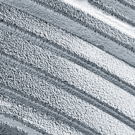 Aluminum abstract silver stripe pattern background.