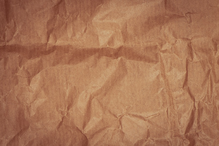 Closeup detail of old brown paper texture.の写真素材