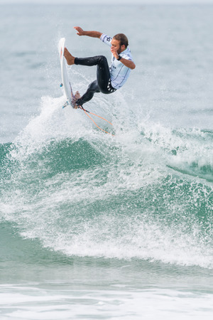 PENICHE, PORTUGAL - OCTOBER 23, 2015: Caio Ibelli BRA during the Moche Rip Curl Pro Portugal, Men's Samsung Galaxy Championship Tour 10.のeditorial素材
