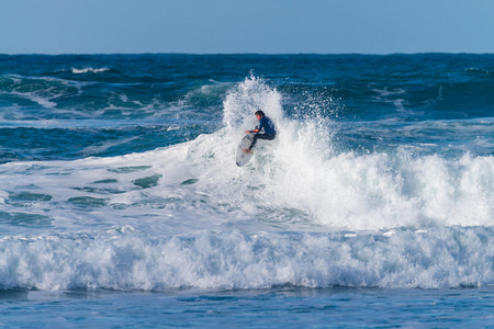 ERICEIRA, PORTUGAL - JANUARY 12, 2015: Shane Sykes ZAF during the 2016 World Junior Championships,...