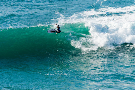 ERICEIRA, PORTUGAL - JANUARY 12, 2015: Soli Bailey AUS during the 2016 World Junior Championships,...
