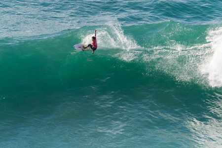 ERICEIRA, PORTUGAL - JANUARY 12, 2015: Hiroto Ohhara JPN during the 2016 World Junior Championships,...