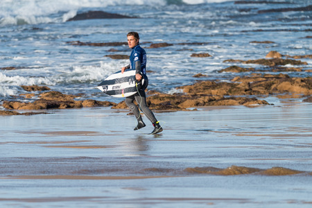 ERICEIRA, PORTUGAL - JANUARY 12, 2015: Natxo Gonzalez EUK during the 2016 World Junior...