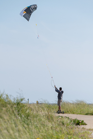 ILHAVO, PORTUGAL - MAY 12: Helder Re during the Festival do Vento  on may 8, 2016 in Ilhavo, Portugal.のeditorial素材