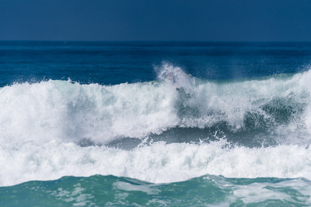 VIANA DO CASTELO, PORTUGAL - SEPTEMBER 22, 2016: Goncalo Pinheiro (POR) during  the Viana World Bodyboard Championship 2016.のeditorial素材