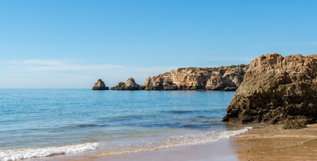 Beach of Praia da Rocha, in the Algarve, Portugal