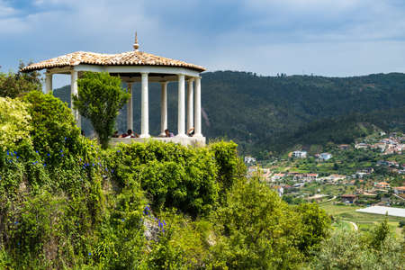 PENACOVA, PORTUGAL - 13 MAY 2022: Penacova view from the viewpoint Emidio da Silva Portugal viewpoint.のeditorial素材