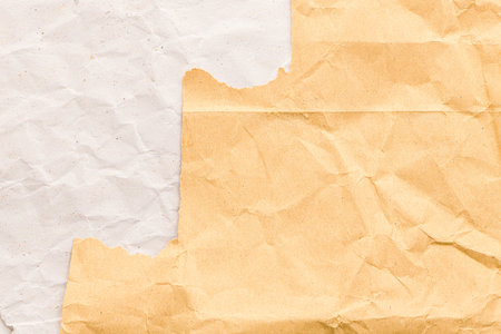 Abstract texture of striped paper of two brown tones for empty and pure backgrounds.の写真素材