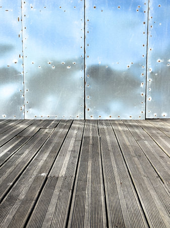 A captivating image showcasing a juxtaposition of textures and materials, featuring a weathered...