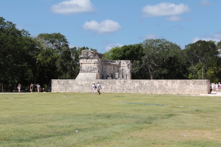 The monument at Chichen Itza on the Yucatan Peninsula, Mexicoのeditorial素材