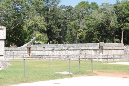 The monument at Chichen Itza on the Yucatan Peninsula, Mexico