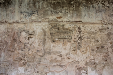 Bas-Relief, Palenque, Chiapas, Mexicoの写真素材