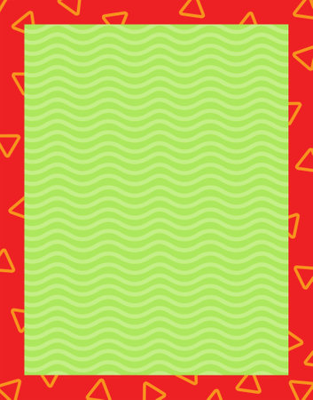 cartoon frame border with avy colorful stripes background happy style template for different usage illustration for kidsの写真素材